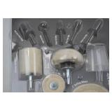 Hand Tool Lot - 14 Pc Aluminum Polishing Kit & Mothers PowerCone