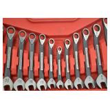 Craftsman Hand Tool Lot with Wrench, Socket, and Bit Set in Case