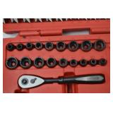 Craftsman Hand Tool Lot with Wrench, Socket, and Bit Set in Case