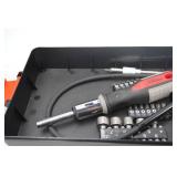 Hand Tool Lot - Drill Bit & Driver Set with Storage Case