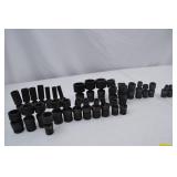 Hand Tool Lot - Assorted Impact Socket Set, Metric & SAE, 30+ pcs