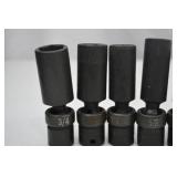 Hand Tool Lot - Assorted Impact Socket Set, Metric & SAE, 30+ pcs