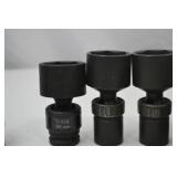 Hand Tool Lot - Assorted Impact Socket Set, Metric & SAE, 30+ pcs