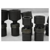 Hand Tool Lot - Assorted Impact Socket Set, Metric & SAE, 30+ pcs