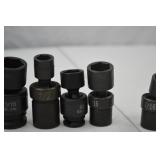 Hand Tool Lot - Assorted Impact Socket Set, Metric & SAE, 30+ pcs