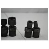 Hand Tool Lot - Assorted Impact Socket Set, Metric & SAE, 30+ pcs