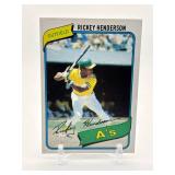 1980 Topps - Rickey Henderson #482 Rookie Card King of Steals Oakland Athletics HOF