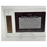 2018 Leaf Heroes of the Game Cut Signature Booby Doerr Baseball Hall of Famer Signed Autograph Check Authenticated by Leaf