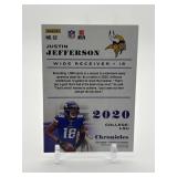 2020 Panini Chronicles - Justin Jefferson Rookie RC Card Minnesota Vikings