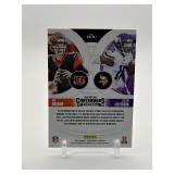 2020 Panini Contenders - Round Numbers Joe Burrow, Justin Jefferson Double Rookie RC Card