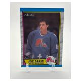 1989-90 O-Pee-Chee - Joe Sakic Rookie Card Canadian Version Quebec Nordiques