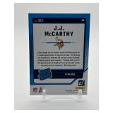 2024 Panini Donruss - Rated Rookie J.J. McCarthy Rookie Card Minnesota Vikings