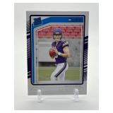 2024 Panini Donruss - Rated Rookie J.J. McCarthy Rookie Card Minnesota Vikings