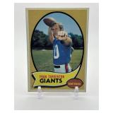 1970 Topps - Fran Tarkenton #80 Minnesota Vikings Legend HOF Card