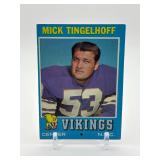 1971 Topps - Mick Tingelhoff #204 Minnesota Vikings Legend HOF Card
