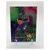 1995-96 NBA Hoops - Rookie Kevin Garnett Rookie Card Minnesota Timberwolves