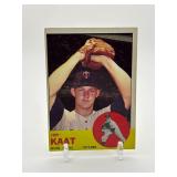 1963 Topps - Jim Kaat #165 MLB Hall of Famer HOF Legend Minnesota Twins