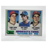 1982 Topps Twins Rookies Kent Hrbek Minnesota Twins Legend