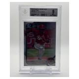 2022 Bowman Chrome Draft Refractors Elly De La Cruz Beckett Grade 9 Mint Condition