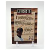 1993 Fleer Lumber Company Insert Barry Bonds #2 of 10 in the Set