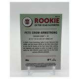 2024 Bowman - Rookie of the Year Favorites Pete Crow-Armstrong Rookie Card MLB