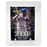 2016 Topps Chrome 3000 Hits Club Hank Aaron Milwaukee Braves Legend Hall of Fame