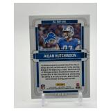 2022 Panini Contenders - Rookie of the Year Contenders Aidan Hutchinson Rookie Card Detroit Lions