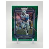 2022 Panini Prizm - Barry Sanders #102 Green Prizm Detroit Lions Hall of Famer NFL