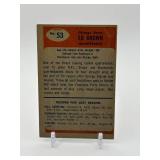 1955 Bowman - Ed Brown #53 Rookie Card Chicago Bears Vintage NFL Card