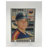 1989 Fleer - Craig Biggio #353 Rookie Card MLB Hall of Famer Houston Astros Legend
