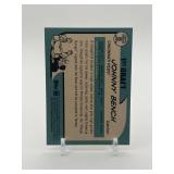 2014 Topps Johnny Bench Insert Card MLB Hall of Famer Cincinnati Reds Legend