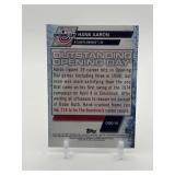 2021 Topps Opening Day Outstanding Opening Day Hank Aaron 1974-Style Insert