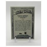 2019 Topps Allen & Ginter - Ginter Greats Hank Aaron Milwaukee Brewers