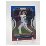 2021 Panini Prizm - Trevor Larnach #55 Red White & Blue Prizm Rookie Card Minnesota Twins