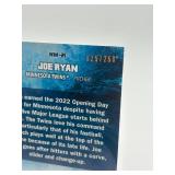 2022 Topps Gallery - Next Wave Joe Ryan #NW-21 Green #’d 025/250 Rookie Card Minnesota Twins