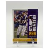 2017 Score - Standout Numbers Adrian Peterson #15 Minnesota Vikings