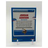 2023 Donruss Optic Rated Rookie Jordan Addison Minnesota Vikings Card