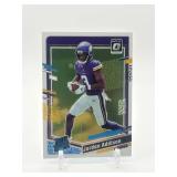 2023 Donruss Optic Rated Rookie Jordan Addison Minnesota Vikings Card
