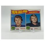 1975 Topps - 1974 All-Pro Fran Tarkenton, Ken Stabler #208 Minnesota Vikings