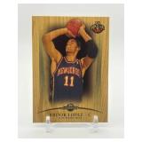 2008-09 Topps Hardwood Rookie Card- Brook Lopez #110 Wood Parallel #’d 216/299 NBA