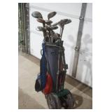Golf Clubs and Golf Bag