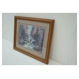 "Mountain Stream" Print. Framed & Matted. 20"x16"