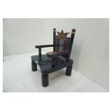 Wooden Potty Chair 13.5" wide by 18" tall