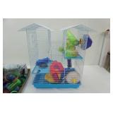 Multi-Level Hamster Cage & Accessories