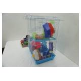 Multi-Level Hamster Cage & Accessories