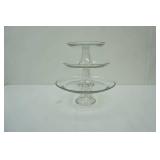 3-Tier Glass Serving Stand