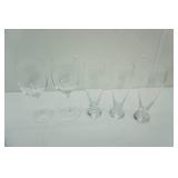 3ct Tall Beer Glasses 2ct Stemmed Wine Glasses (NEW)