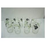 9ct Vintage Corelle Black Orchid Tumblers