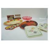 Serving Trays, Potholders, Napkin Holder, Apple Wedger, Coasters