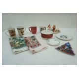 Cardinal Christmas  Serving Tray & Hand Towels